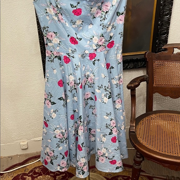 Hell Bunny Belinda Rockabilly Swing Retro Vintage Cocktail Tea Dress S - Picture 6 of 9